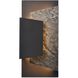 Meld 1 Light 14.5 inch Charcoal Black Outdoor Sconce