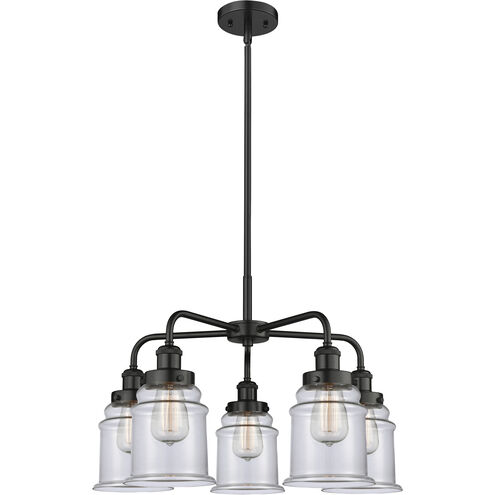 Canton 5 Light 24 inch Matte Black Chandelier Ceiling Light