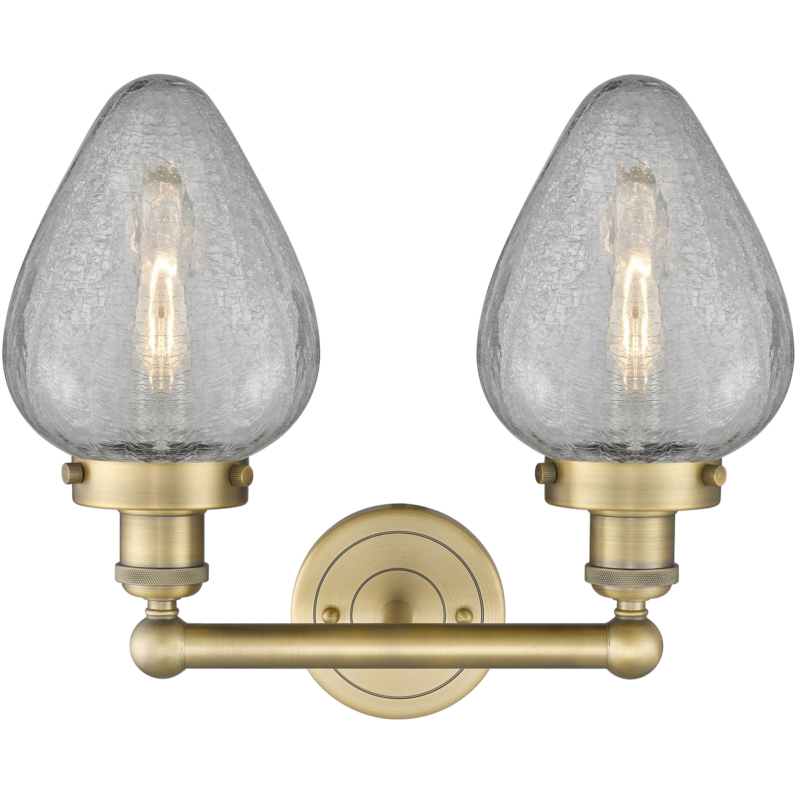Geneseo 2 Light 15 inch Brushed Brass Bath Vanity Light Wall Light