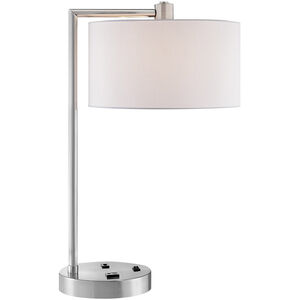 Lexiana 24 inch 60.00 watt Brushed Nickel Table Lamp Portable Light