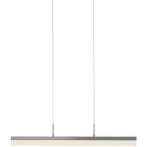 Stiletto LED 24 inch Bright Satin Aluminum Pendant Ceiling Light