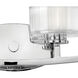 Meridian LED 29 inch Chrome Vanity Light Wall Light