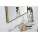 Monet 40 X 36 inch Brass Wall Mirror