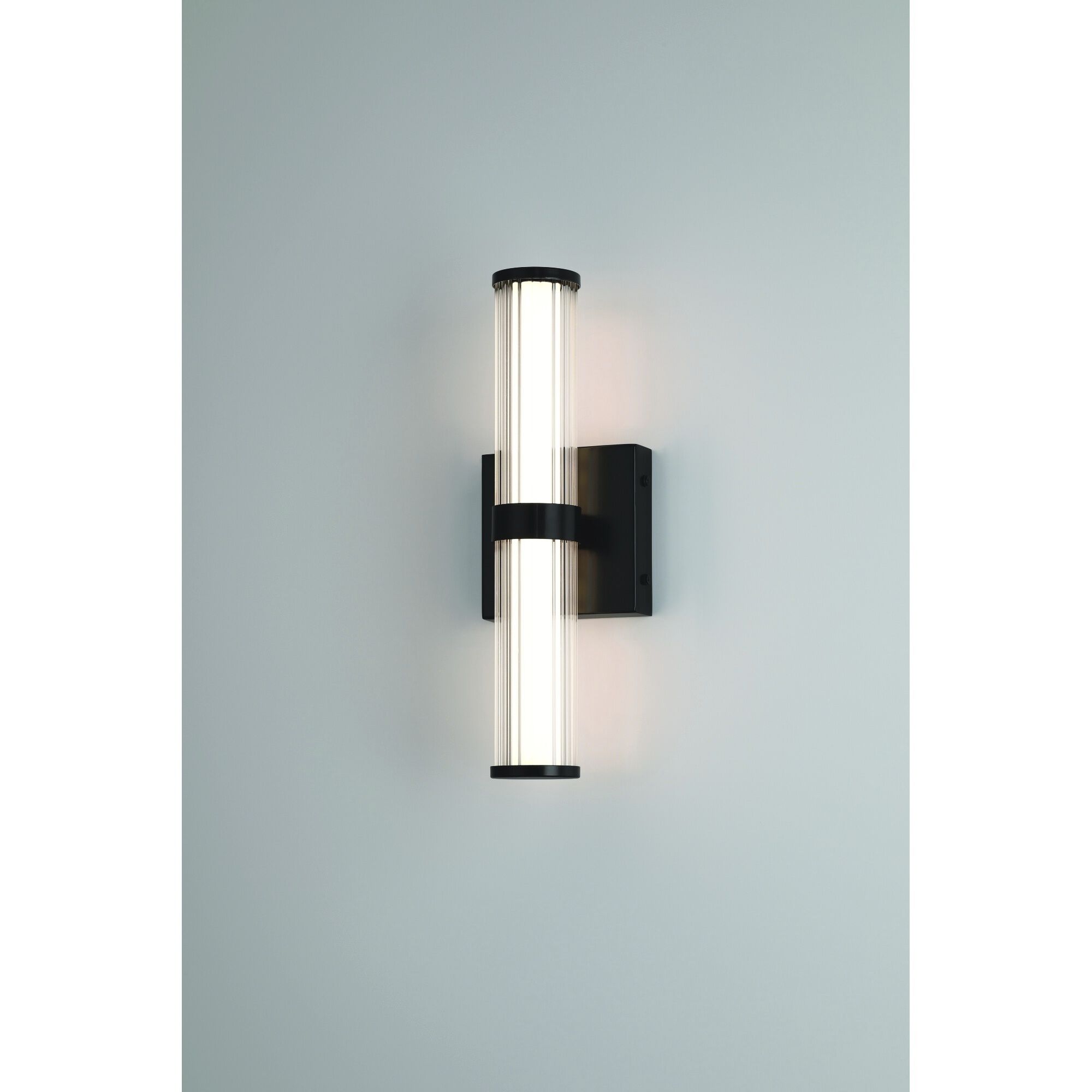 Fayton 1 Light 14 inch Black Outdoor Wall Sconce