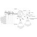 Huntley LED 16 inch Natural Brass Bathroom Light Wall Light