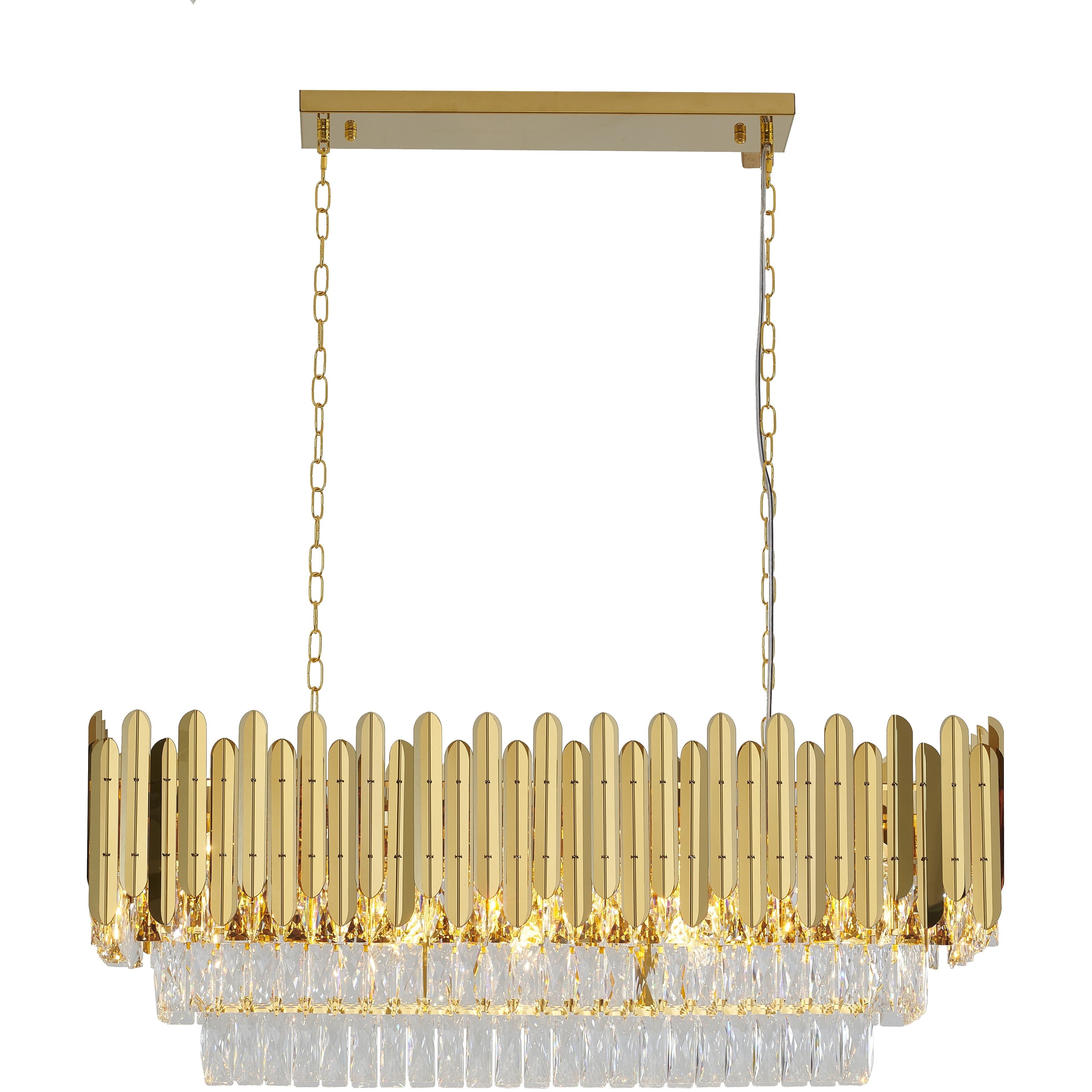 Canada LED 12.3 inch Gold Chandelier Ceiling Light