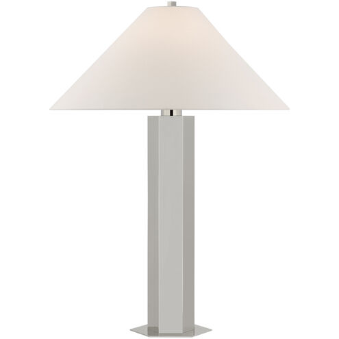 Paloma Contreras Olivier 28 inch 15.00 watt Polished Nickel Table Lamp Portable Light, Medium