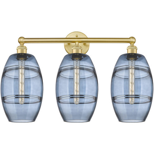 Edison Vaz 3 Light 26 inch Satin Gold Bath Vanity Light Wall Light