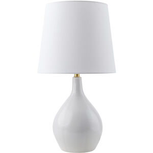 Rugged 19.62 inch 60 watt White Accent Table Lamp Portable Light