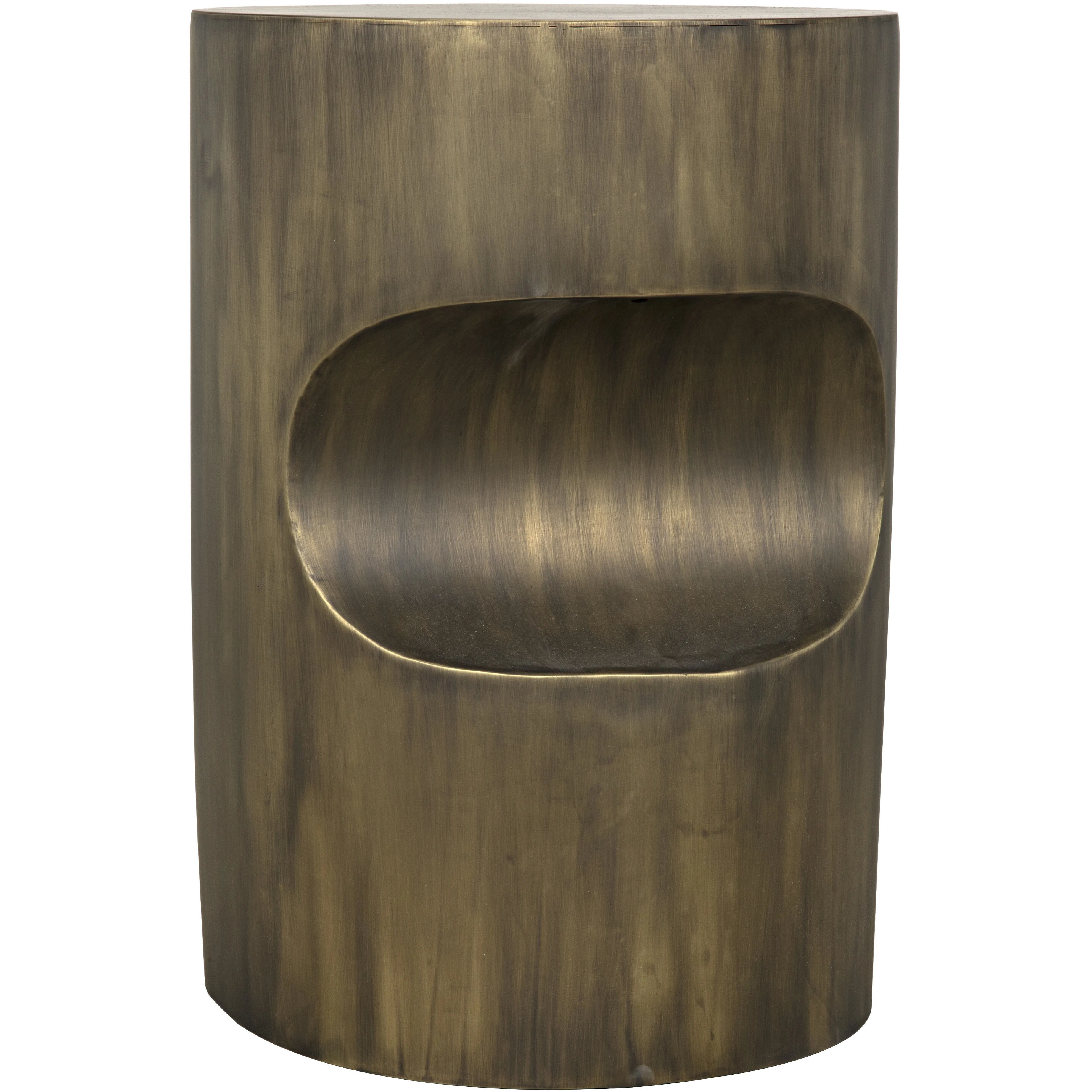 Margo 20 X 14 inch Aged Brass Side Table
