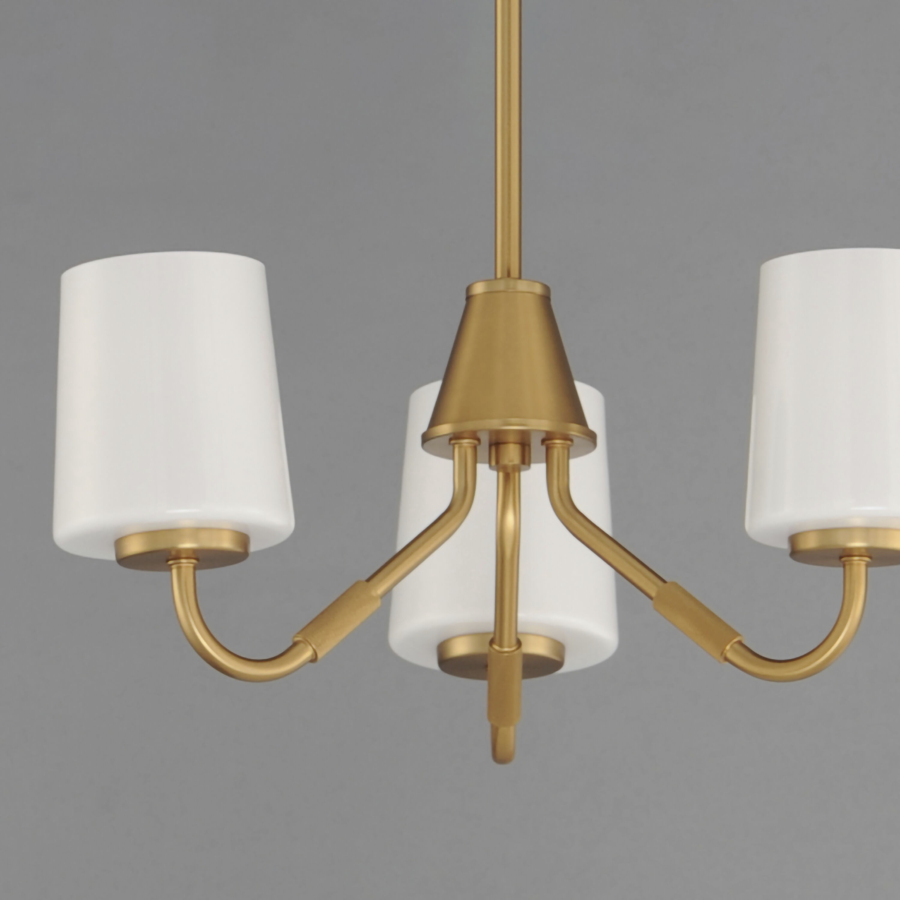 Durham 3 Light 18.5 inch Natural Aged Brass Mini Chandelier Ceiling Light