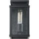 Overton 1 Light 9.25 inch Matte Black Exterior Wall Sconce