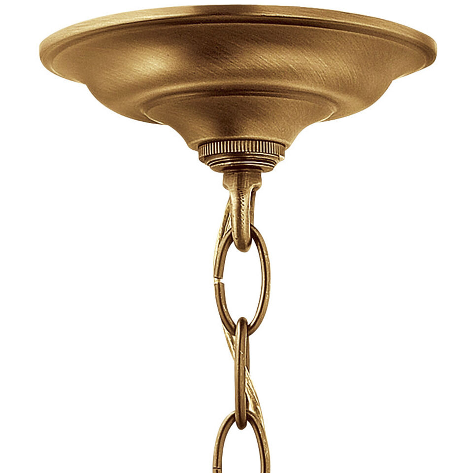 Gentry 4 Light 12 inch Heirloom Brass Indoor Foyer Light Ceiling Light
