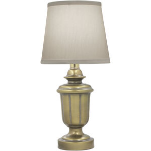 Ellie 16 inch Artisan Brass Mini Lamp Portable Light