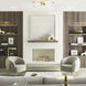 Kelly Wearstler Phobos LED 27.5 inch Natural Brass Flush Mount Ceiling Light in 120V, Integrated LED