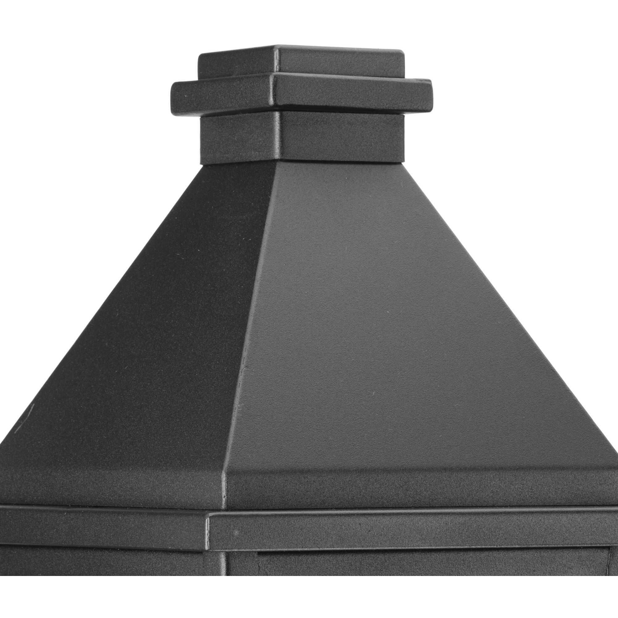 Richmond Hill 1 Light 17.5 inch Textured Black Outdoor Wall Lantern, Design Series