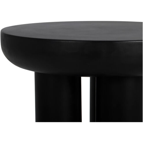 Rocca 19.75 X 19.75 inch Black End Table, Outdoor