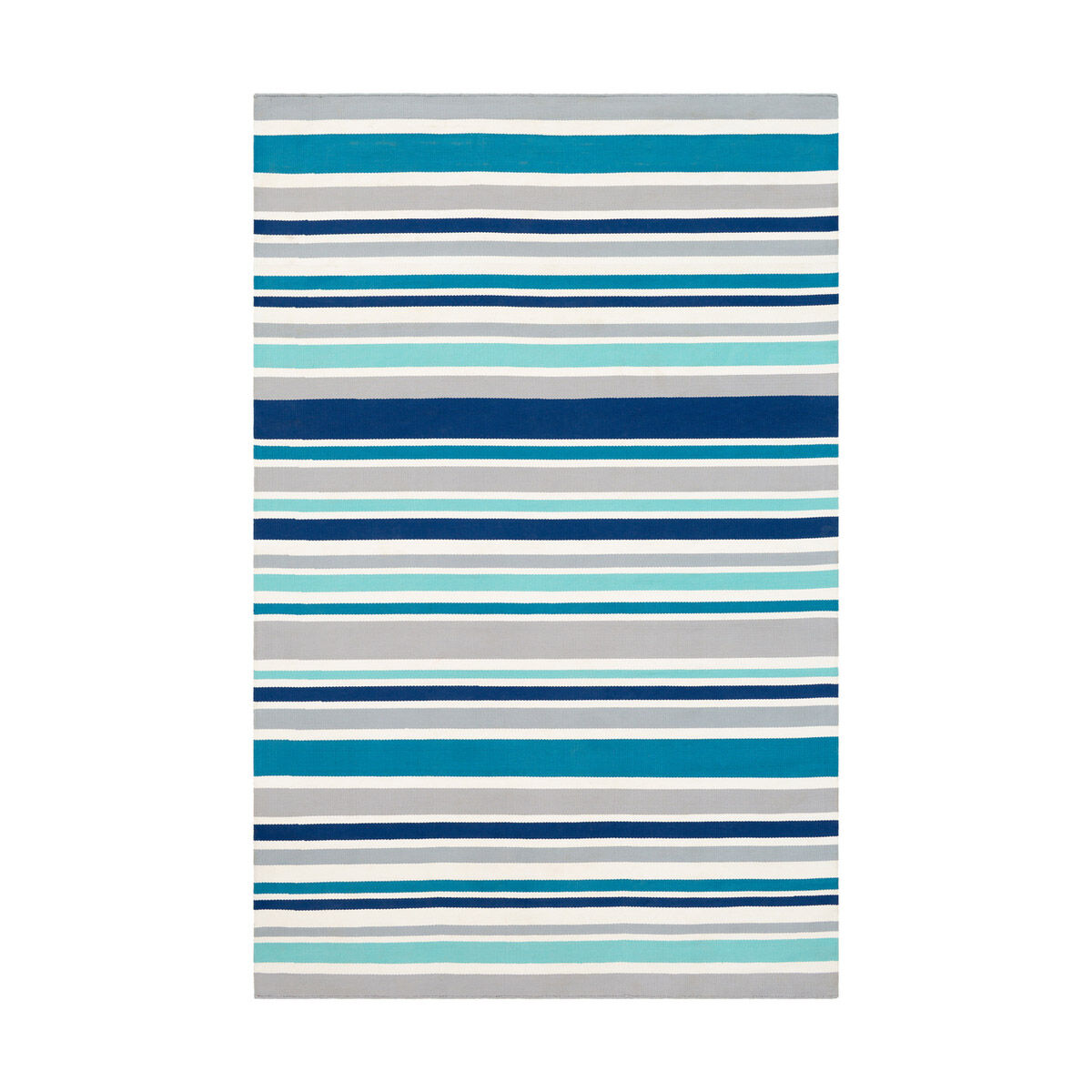 Maritime 36 X 24 inch Dark Blue/Ivory/Taupe/Medium Gray Outdoor Rug, Rectangle