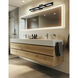 Modern LED 27 inch Matte Black Vanity Light Wall Light
