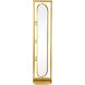 Full 78.7 X 18.1 inch Gold Mirror