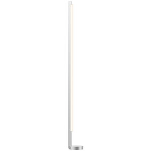 Keel 87 inch 28.00 watt Bright Satin Aluminum Floor Lamp Portable Light