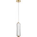 Ramona LED 4.75 inch Aged Brass Pendant Ceiling Light