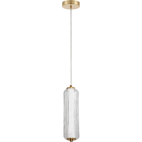 Ramona LED 4.75 inch Aged Brass Pendant Ceiling Light