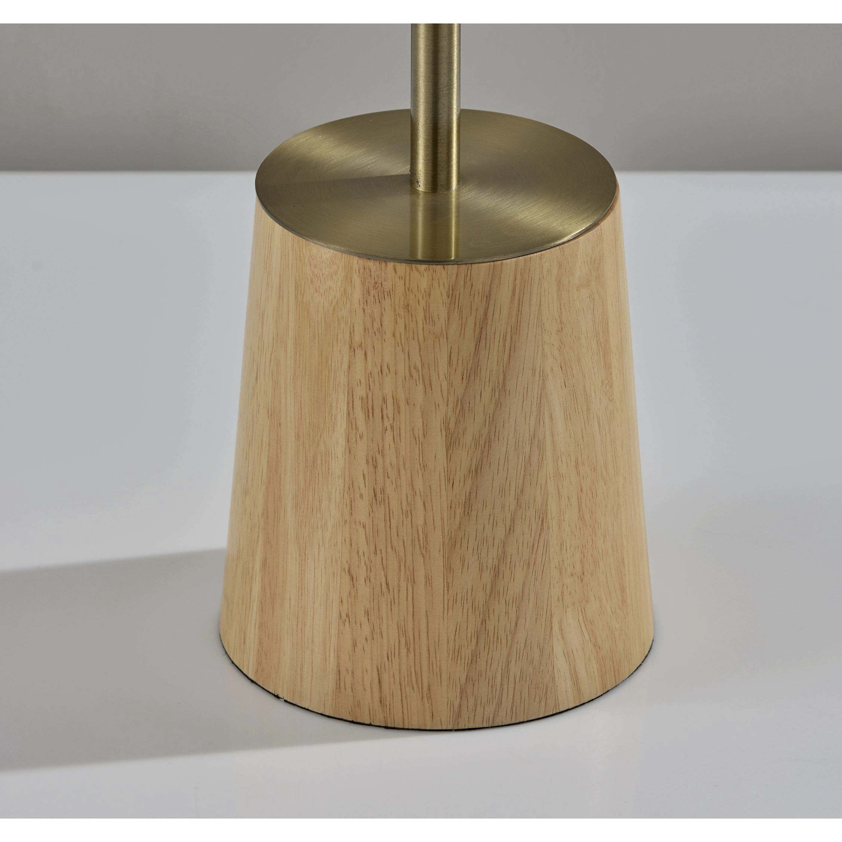 Ophelia 27 inch 60.00 watt Antique Brass Table Lamp Portable Light