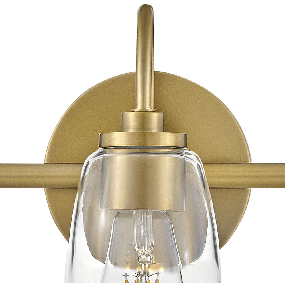 Vera LED 24 inch Lacquered Brass Bath Light Wall Light