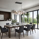 Fusion 10 Light 52.5 inch Ink Pendant Ceiling Light