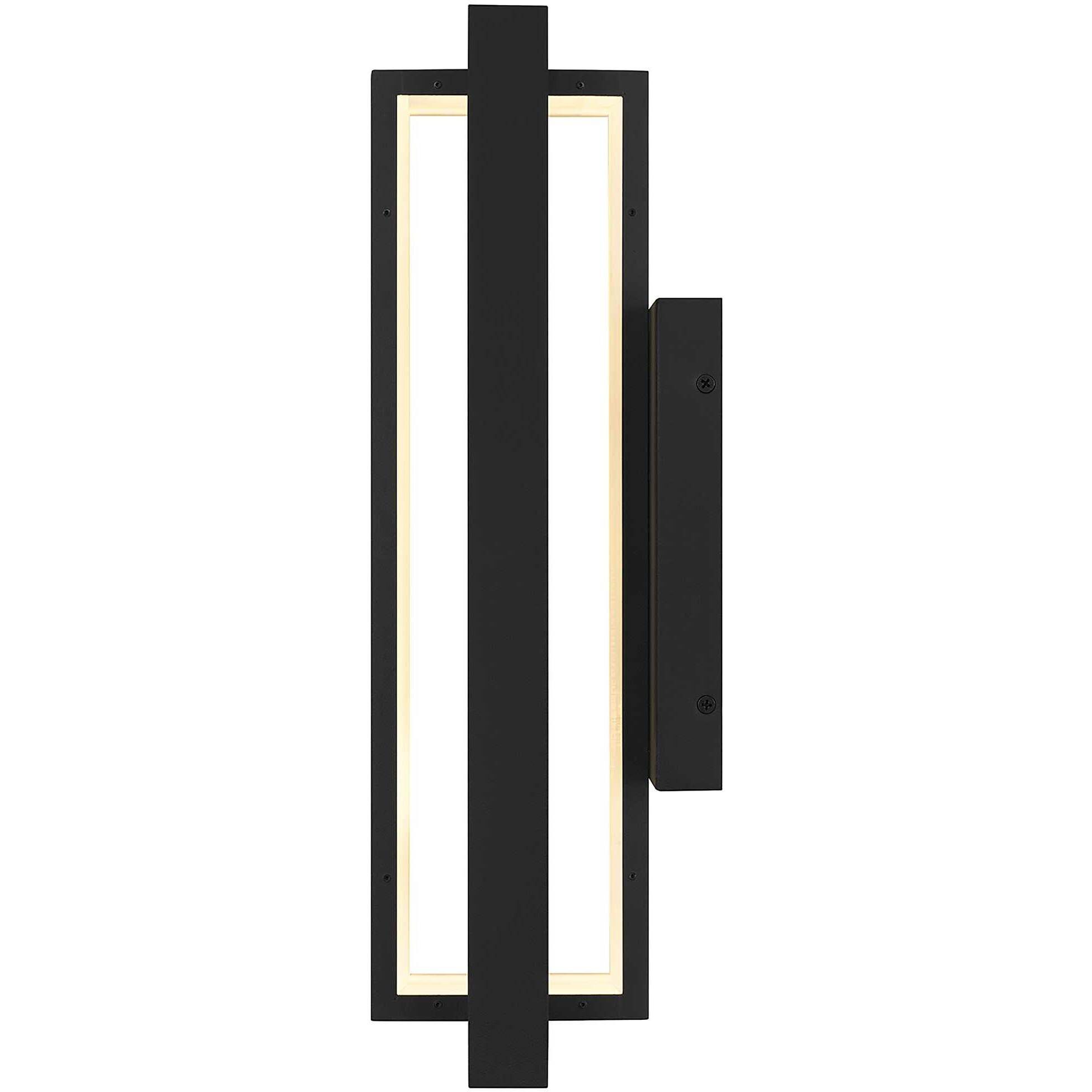 In & Out LED 18.5 inch Sand Black Outdoor Wall Sconce
