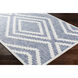San Diego 84 X 63 inch Pewter Outdoor Rug, Rectangle