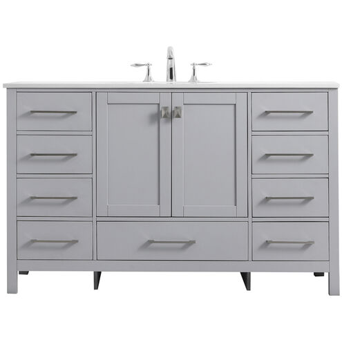 Irene 54 X 22 X 34 inch Grey Vanity Sink Set