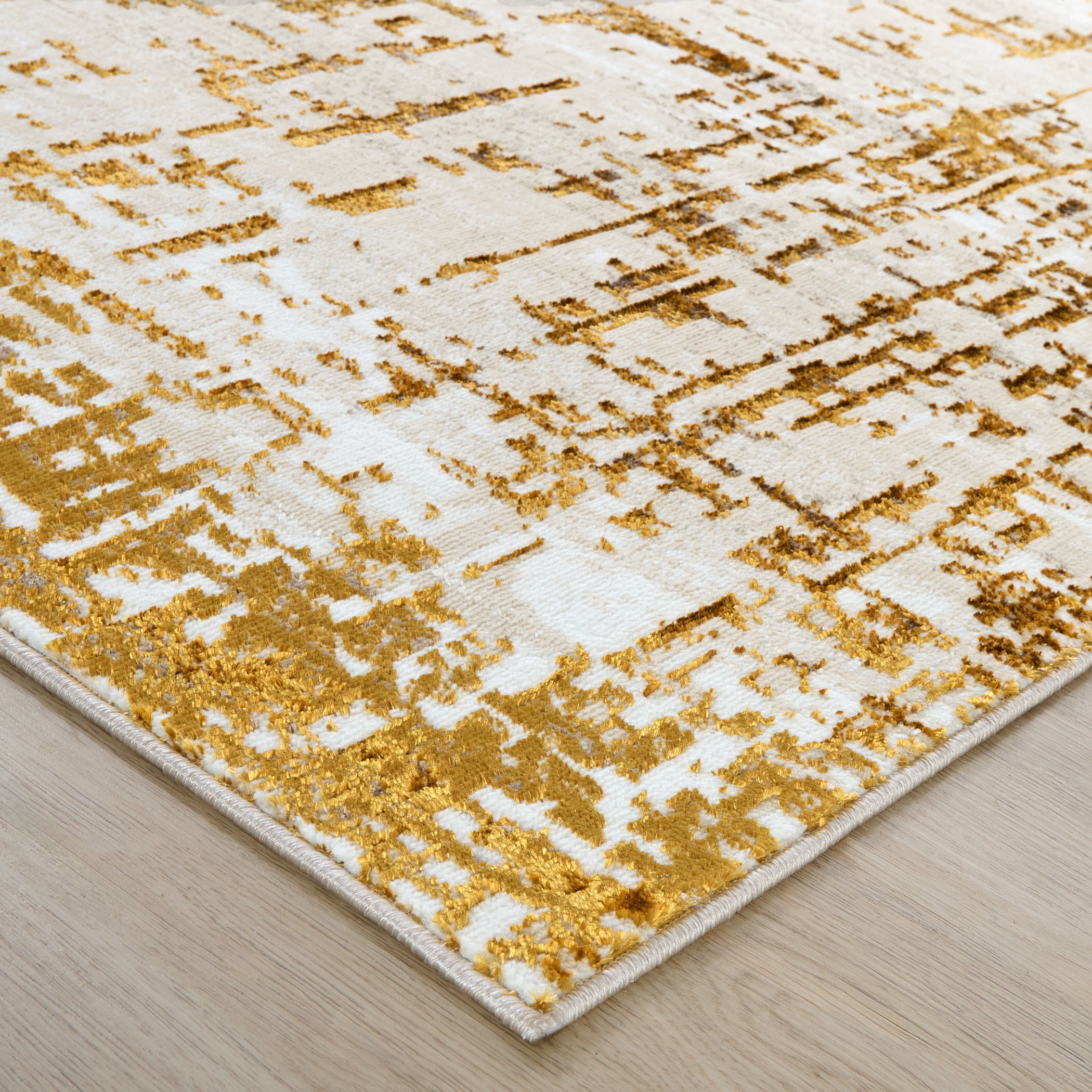 Sibel 158 X 118 inch Gold Rug in 10 x 13