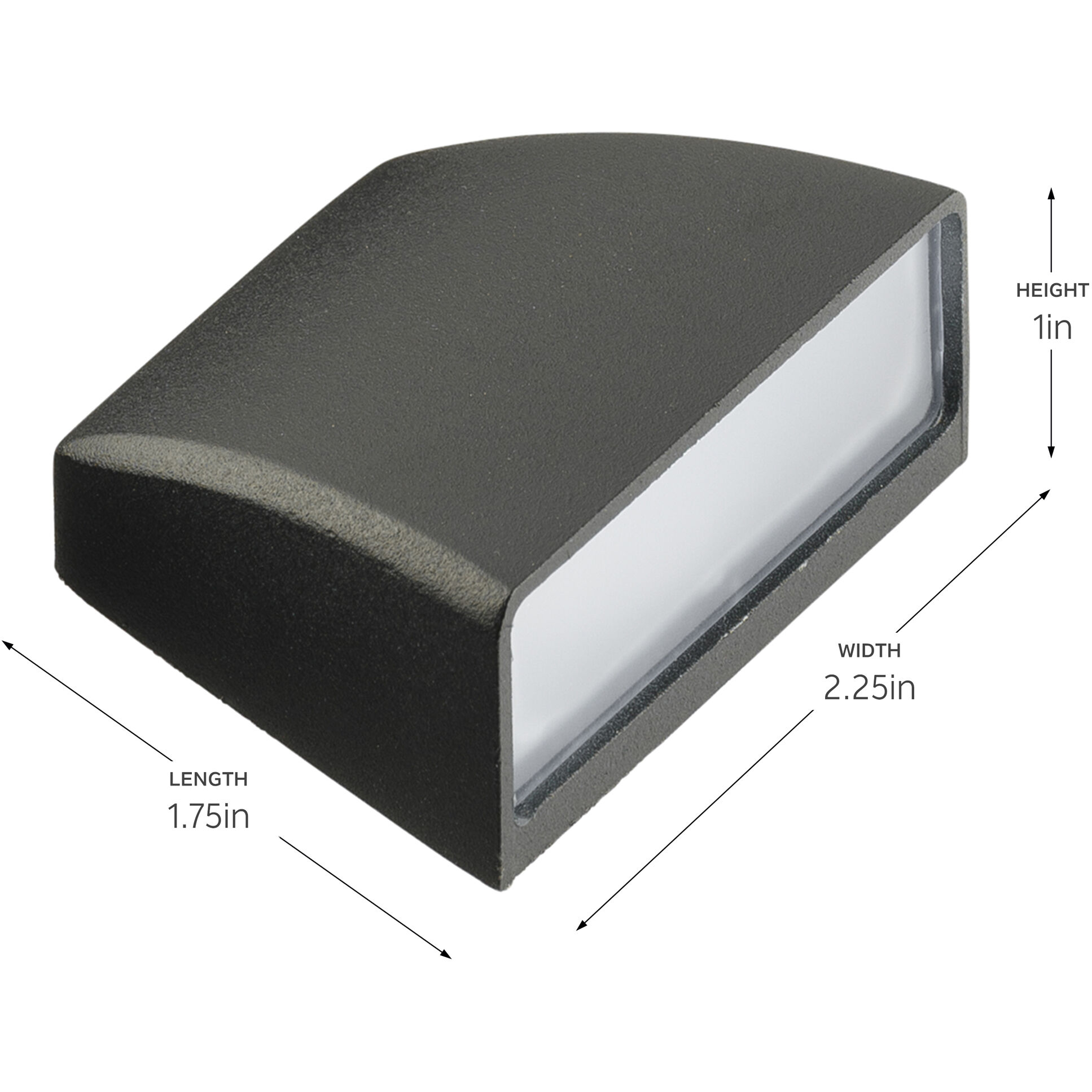 LED Mini All-Purpose Black Brass Side Fire Accessory