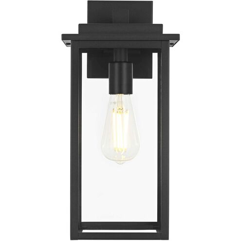 Kaysen 1 Light 15 inch Black Outdoor Wall Sconce