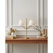 Sirocco 22.25 inch 40 watt Natural and Antique Brass Desk Lamp Portable Light