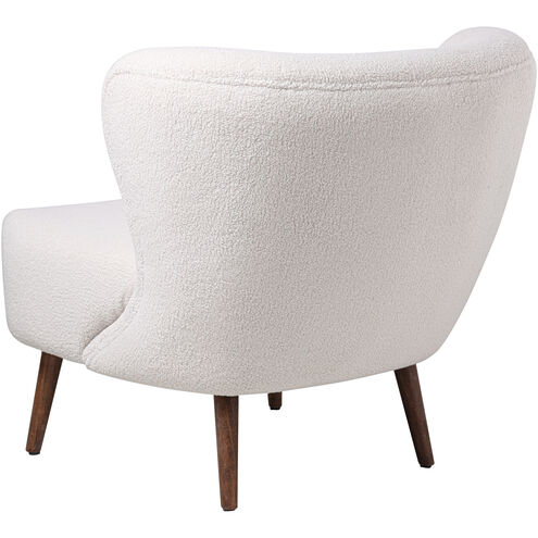 Margot White Occasional Chair, Accent Chair