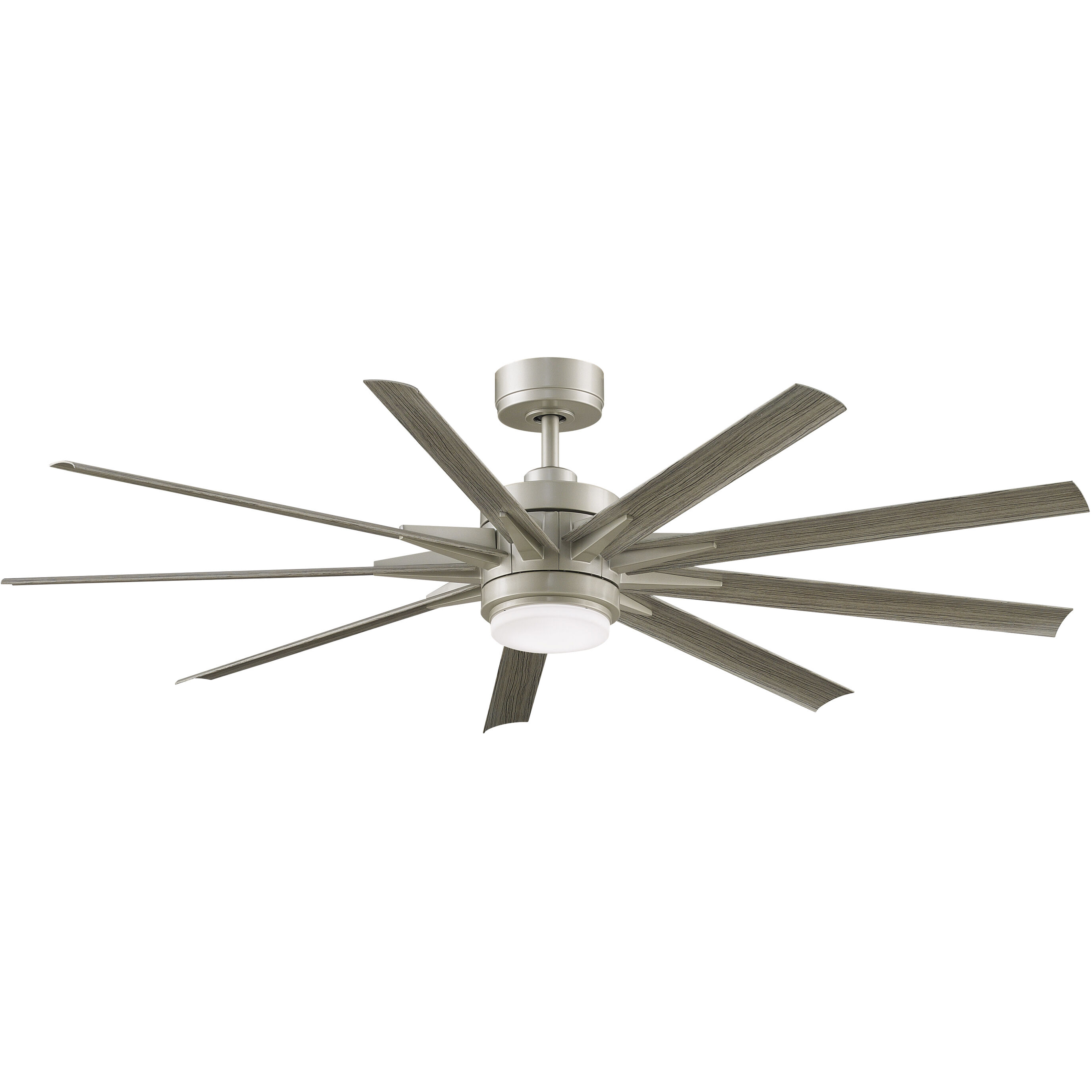 Odyn Custom 8.27 inch Brushed Nickel Fan Motor Only, Blades Sold Separately