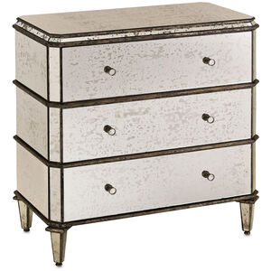 Antiqued Mirror Antique Mirror Chest of Drawers
