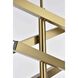 Ari 8 Light 13.5 inch Satin Gold Pendant Ceiling Light