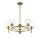 Auresa 5 Light 29 inch Soft Brass Pendant Ceiling Light