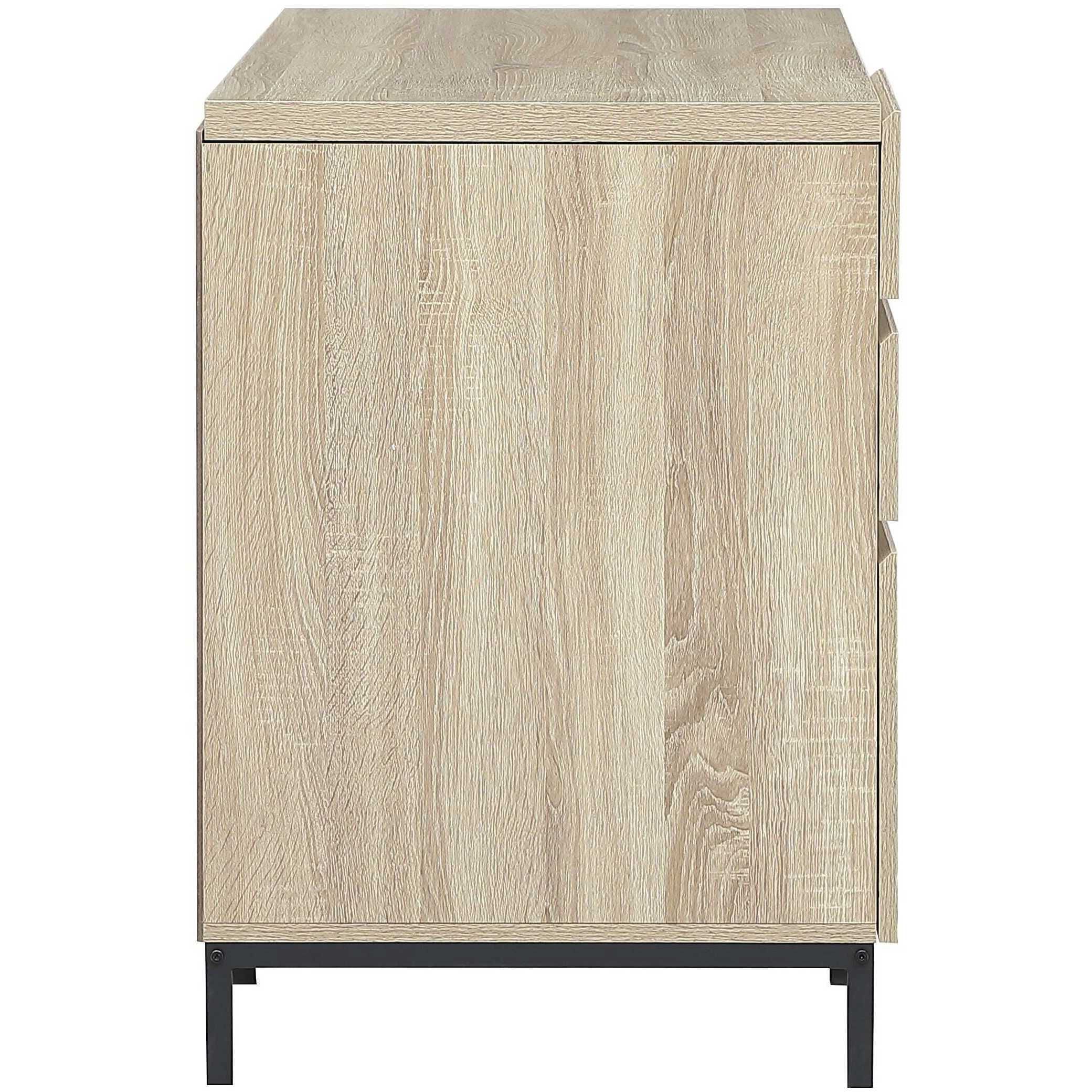 Emerson 42 inch Mango Wood and Black Desk