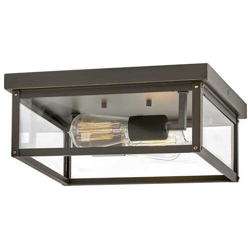 Beckham LED 12 inch Oil Rubbed Bronze Outdoor Flush Mount