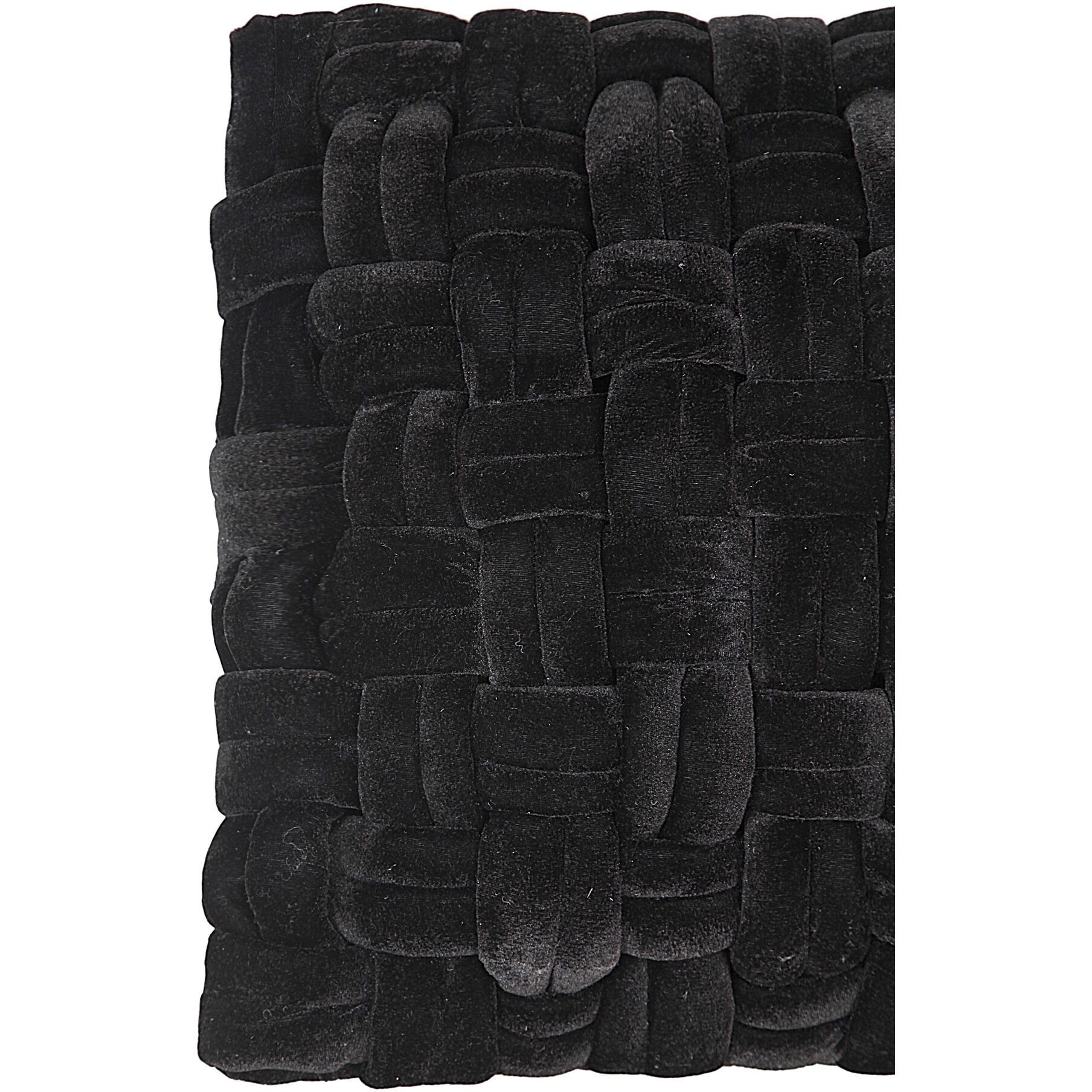PJ 18 X 3 inch Black Pillow