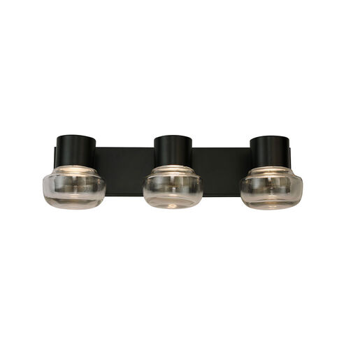 Belby LED 22.87 inch Black Bath Vanity Wall Light