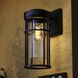 Crestline LED 14 inch Textured Black Outdoor Wall