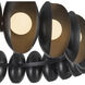 Cortez 37 inch Urban Bronze Chandelier Ceiling Light