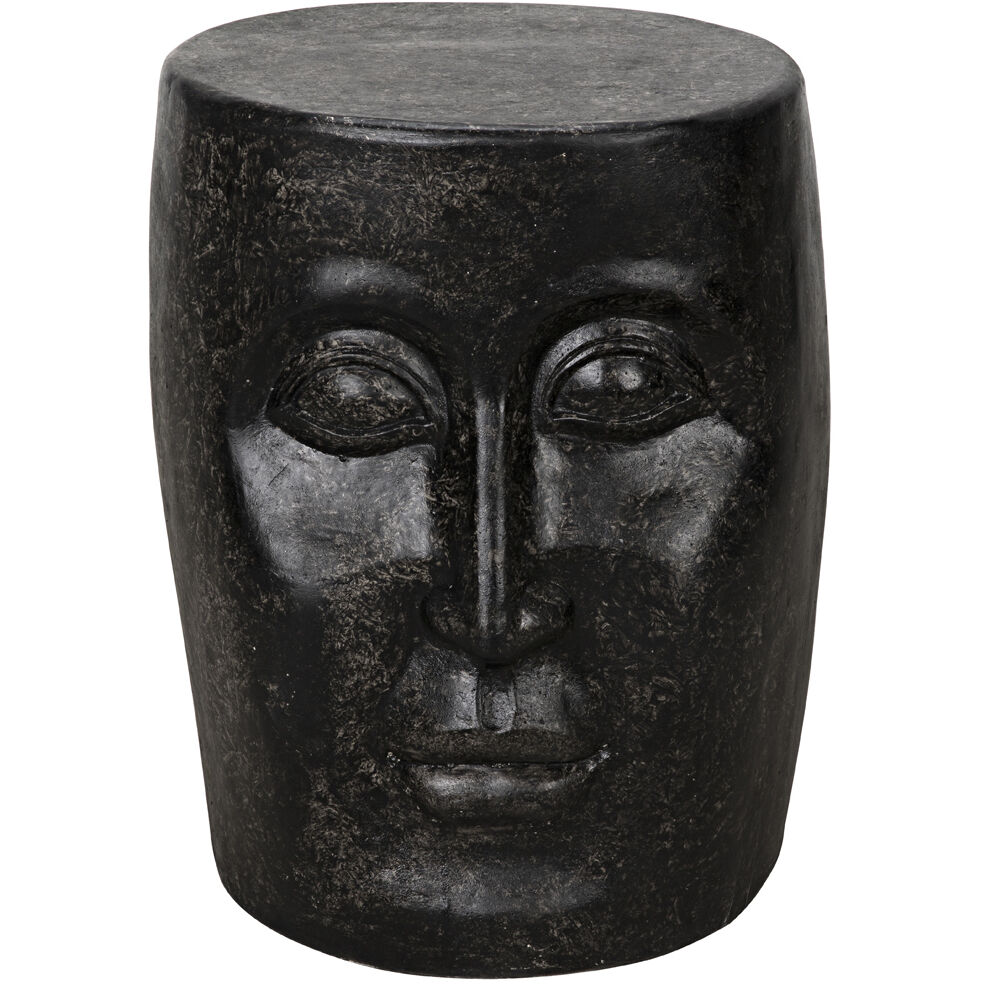 Head 19 X 14 inch Black Fiber Cement Side Table