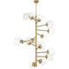 Millikan 15 Light 38.75 inch Signature Brass Pendant Ceiling Light